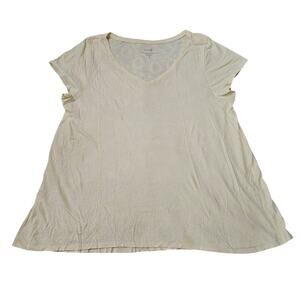 Pure Jill Light Yellow T-Shirt 100% Puma Cotton Size LP